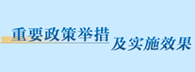 重要政策举措及实施效果