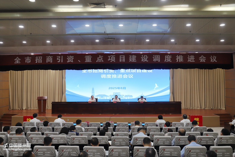 全市招商引资、重点项目建设调度推进会议召开